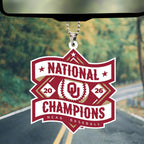 Oklahoma Sooners 2026 NCAA Baseball Men's College World Series Champions Custom shape 2-sided Acrylic Car Ornament – TANTN23834