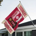 Oklahoma Sooners 2026 NCAA Baseball Men's College World Series Champions 3D Double-side House Flag – HOATT18944