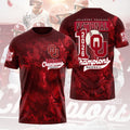 Oklahoma Sooners 2026 NCAA Baseball Men's College World Series Champions 3D Apparel – HOATT18948