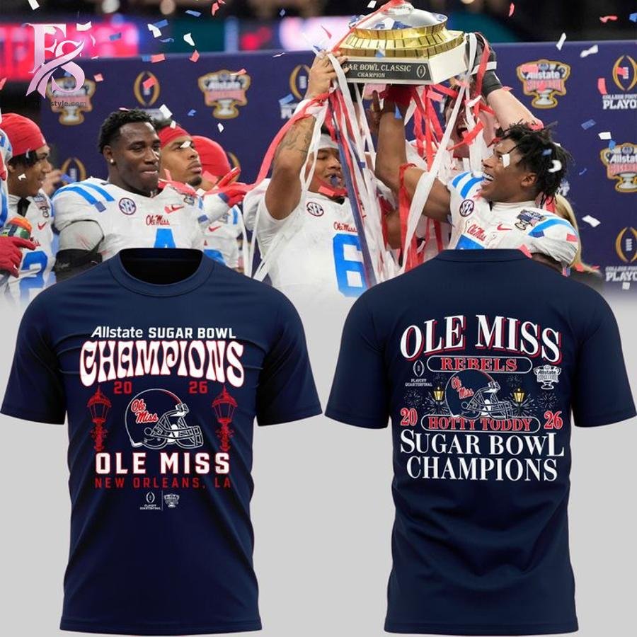 Ole Miss Rebels Allstate Sugar Bowl Champions Shirt