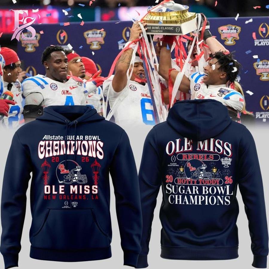 Ole Miss Rebels Allstate Sugar Bowl Champions Shirt