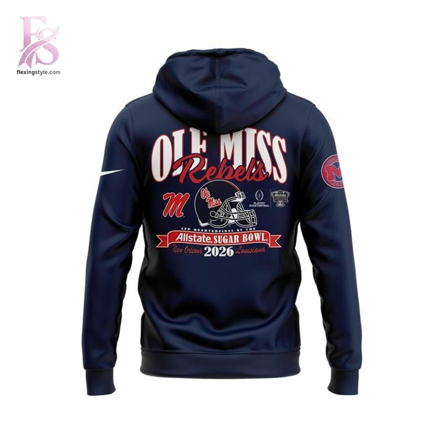 Ole Miss Rebels College Football Playoff 2026 Sugar Bowl Champions Hoodie