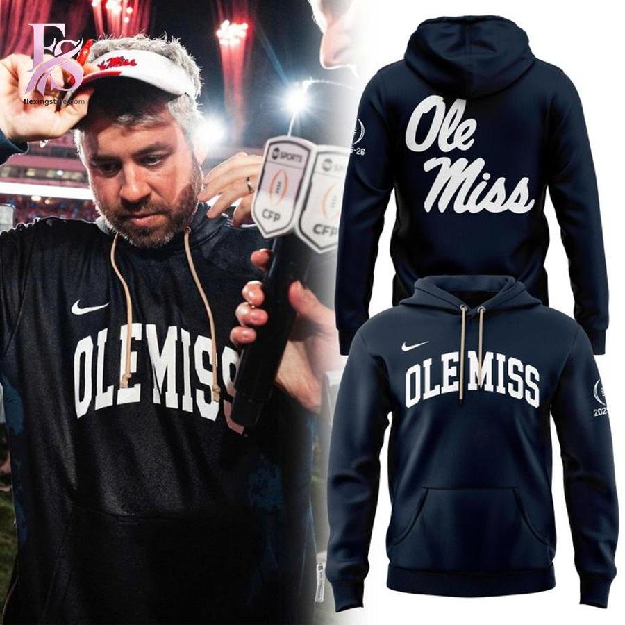 Ole Miss Rebels Football Coach Stephen Thomas Golding Hoodie