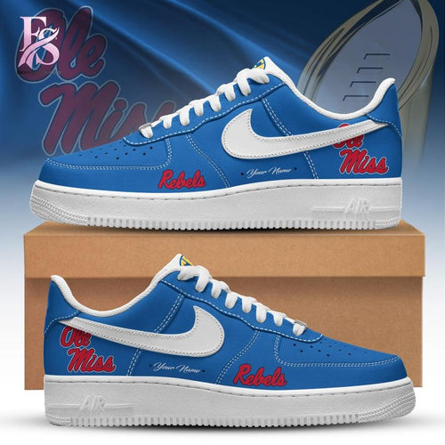 Ole Miss Rebels custom CUSTOM Air Force Shoes
