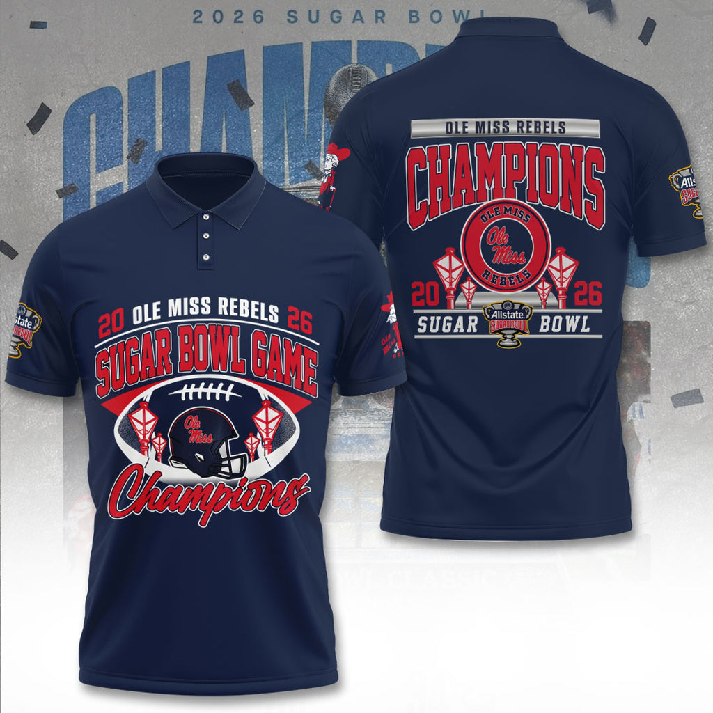 Ole Miss Rebels Football 3D Apparel – TANTN19922