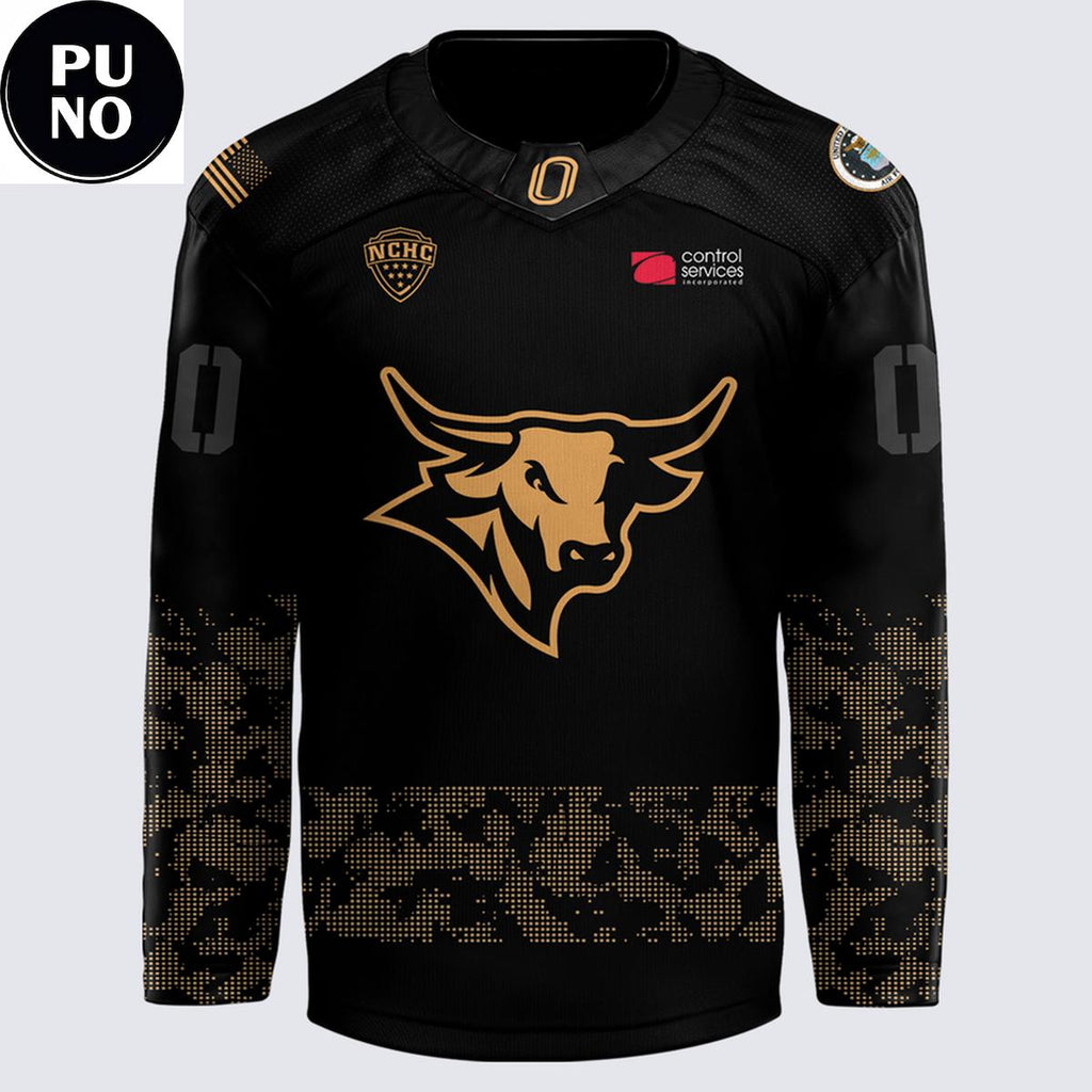 Omaha Mavericks x Military Appreciation 2026 Personalized Hockey Jersey
