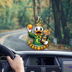 Oregon Ducks Football 2026 Orange Bowl Champions Custom shape 2-sided Acrylic Car Ornament – HOATT15482