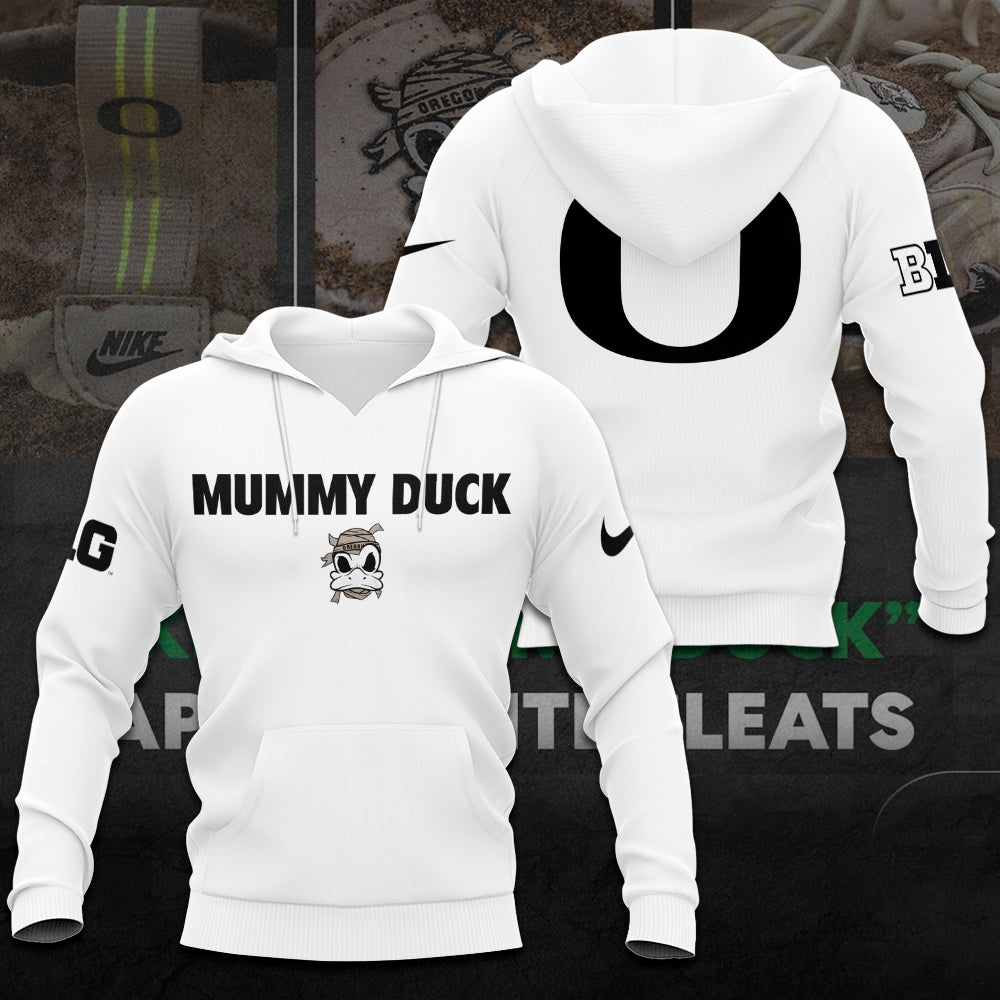 Oregon Ducks Football 2025 Mummy Duck 3D Apparel – TANTN16717