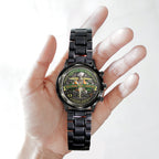Oregon Ducks Football Orange Bowl Champions Black Stainless Steel Watch – MAITM14355