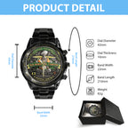 Oregon Ducks Football Orange Bowl Champions Black Stainless Steel Watch – MAITM14355