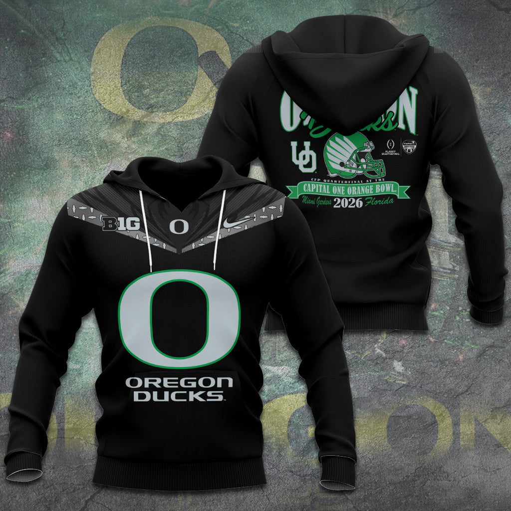 Oregon Ducks Football 3D Apparel – TANTN19592