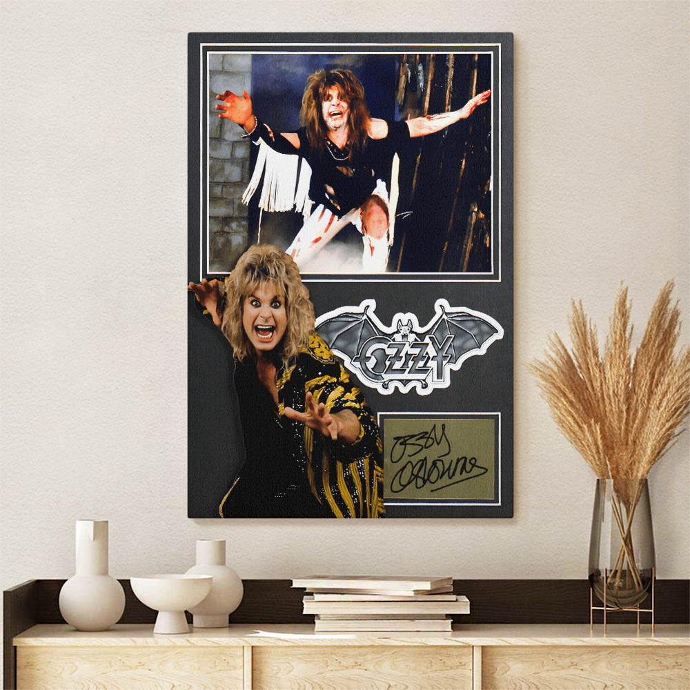 Ozzy Osbourne Rectangle Canvas With Inner Frame – MAITM 12477
