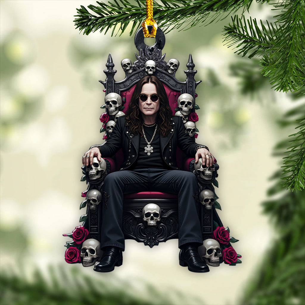 Ozzy Osbourne Custom Shape 2-sided Acrylic Ornament – HOATT14958