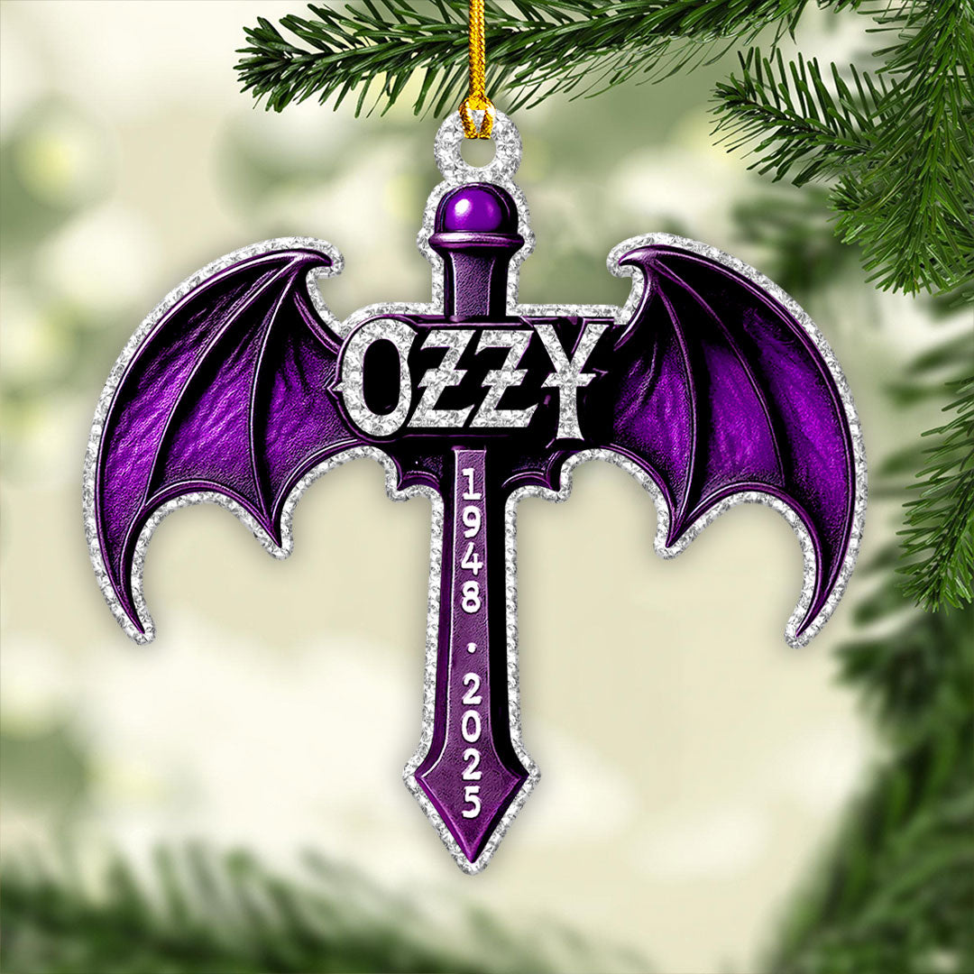 Ozzy Osbourne Custom Shape 2-sided Acrylic Ornament – HOATT15039
