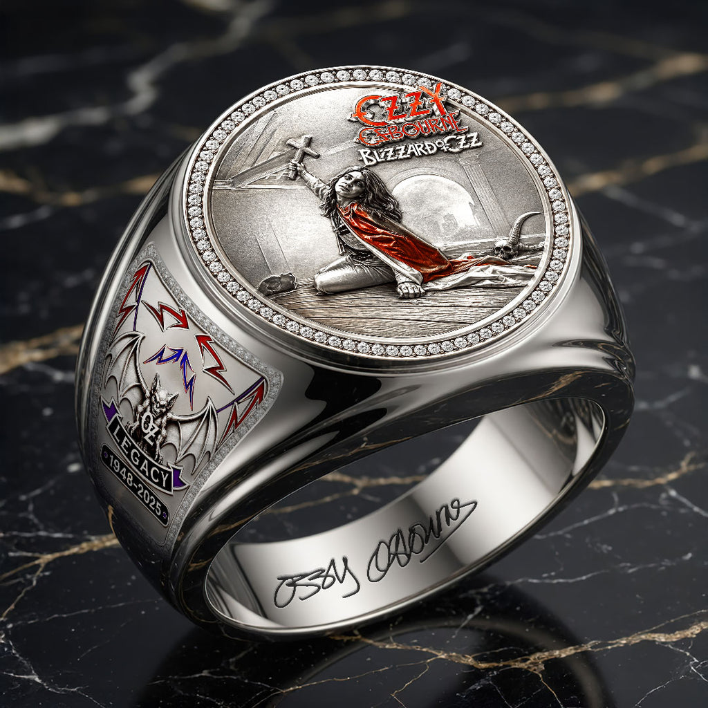 Ozzy Osbourne 3D Engraved Ring – HOATT20144