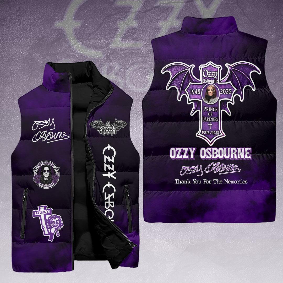 Ozzy Osbourne 3D Sleeveless Down Jacket – HOATT14953