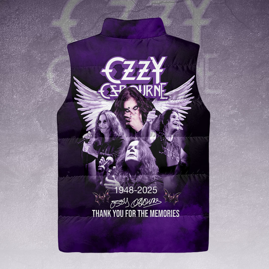 Ozzy Osbourne 3D Sleeveless Down Jacket – HOATT14954
