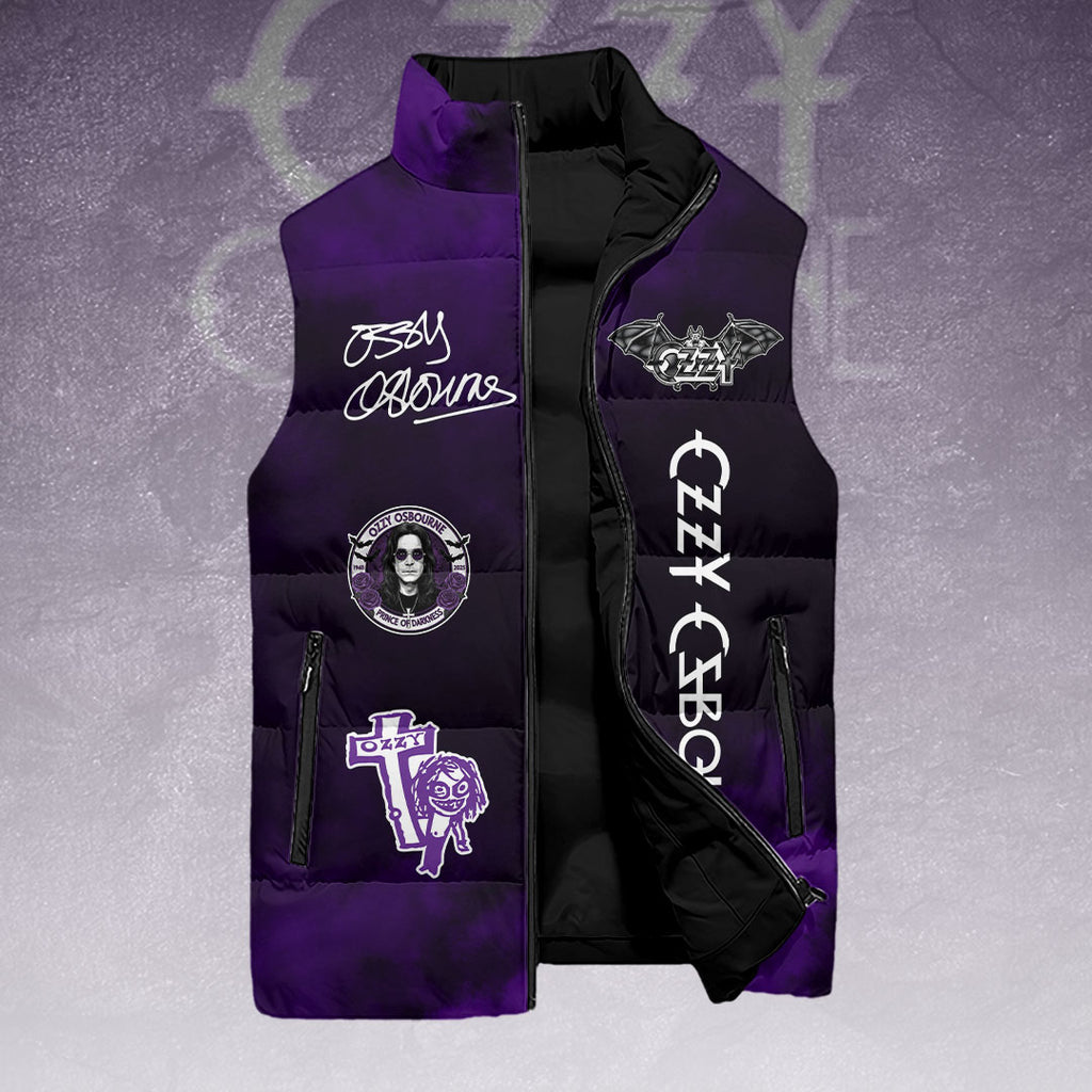 Ozzy Osbourne 3D Sleeveless Down Jacket – HOATT15062