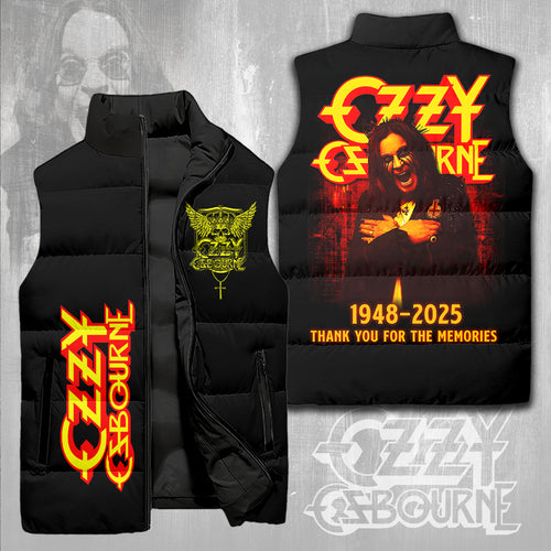 Ozzy Osbourne 3D Sleeveless Down Jacket – MAITM13977