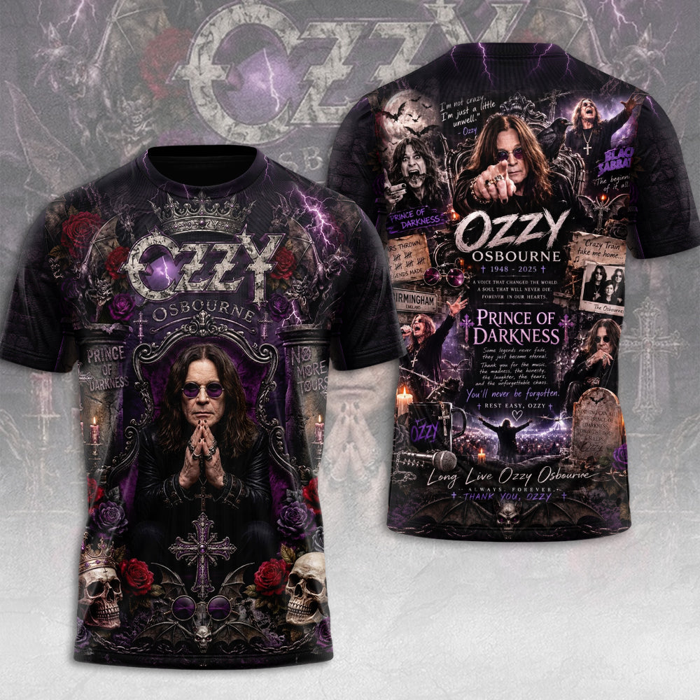 Ozzy Osbourne 3D Apparel – TMTHU8073