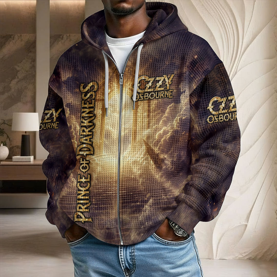 Ozzy Osbourne 3D Unisex Waffle Hoodie – TMTHU7989