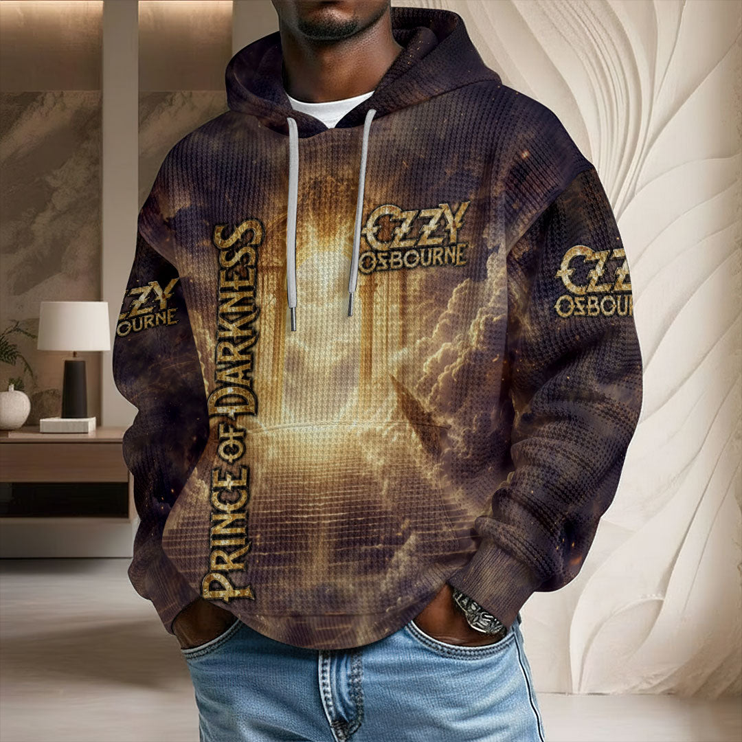 Ozzy Osbourne 3D Unisex Waffle Hoodie – TMTHU7989