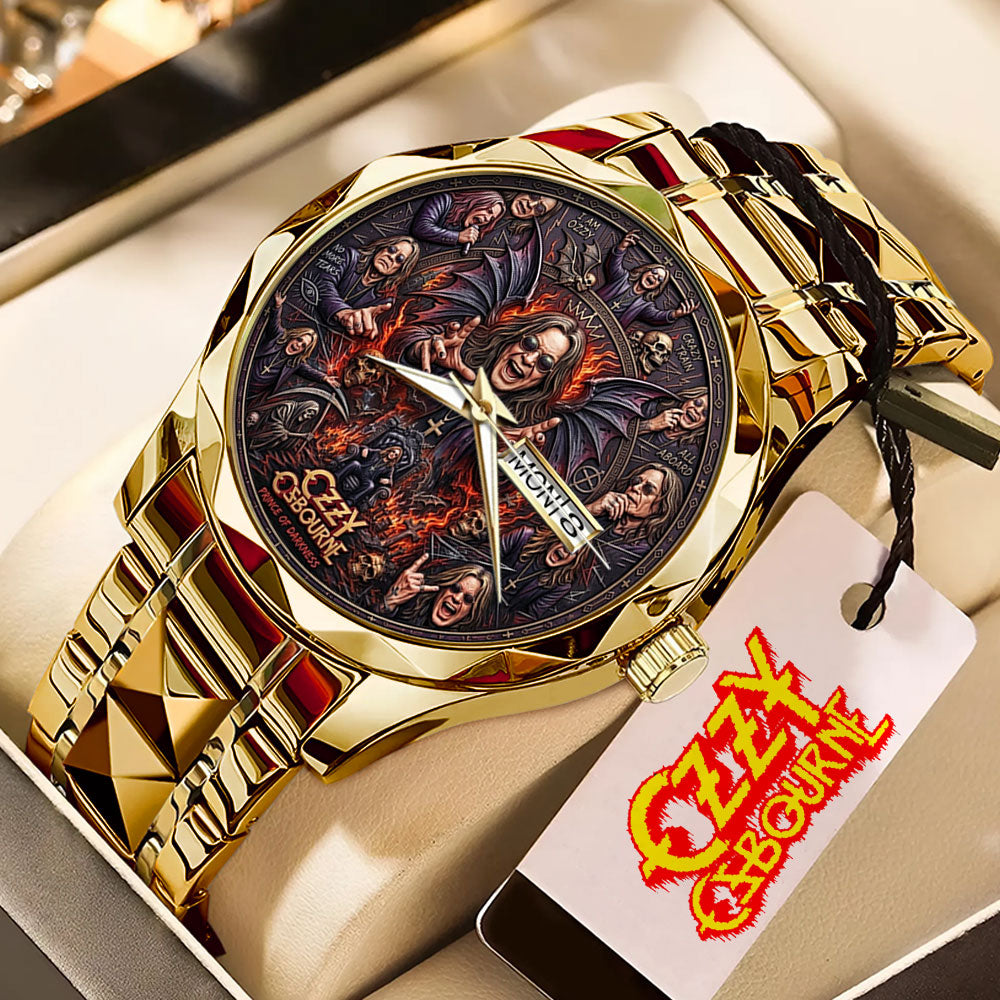 Ozzy Osbourne Alloy Luxury Quartz Watch – TMTHU8099