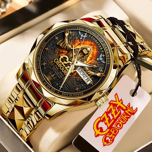 Ozzy Osbourne Alloy Luxury Quartz Watch – TMTHU8796