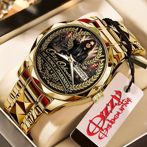Ozzy Osbourne Alloy Luxury Quartz Watch – MAITM14621