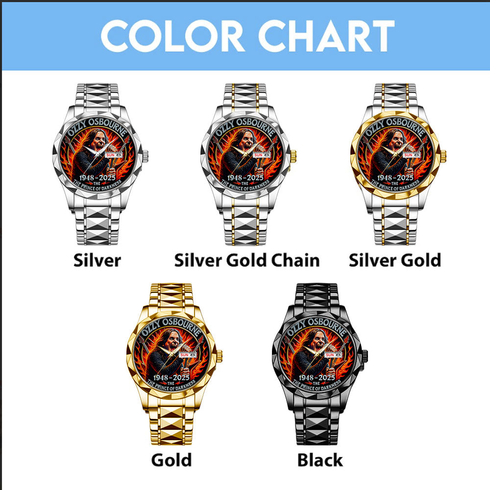 Ozzy Osbourne Alloy Luxury Quartz Watch – TANTN 14712