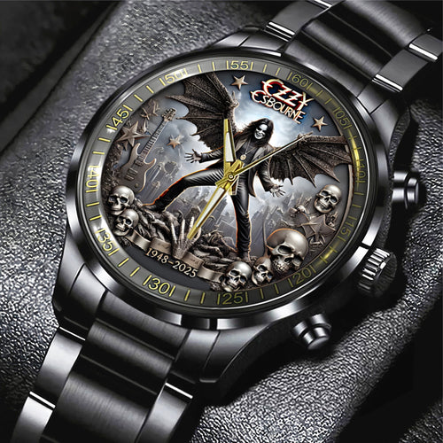 Ozzy Osbourne Black Stainless Steel Watch – TANTN 14801