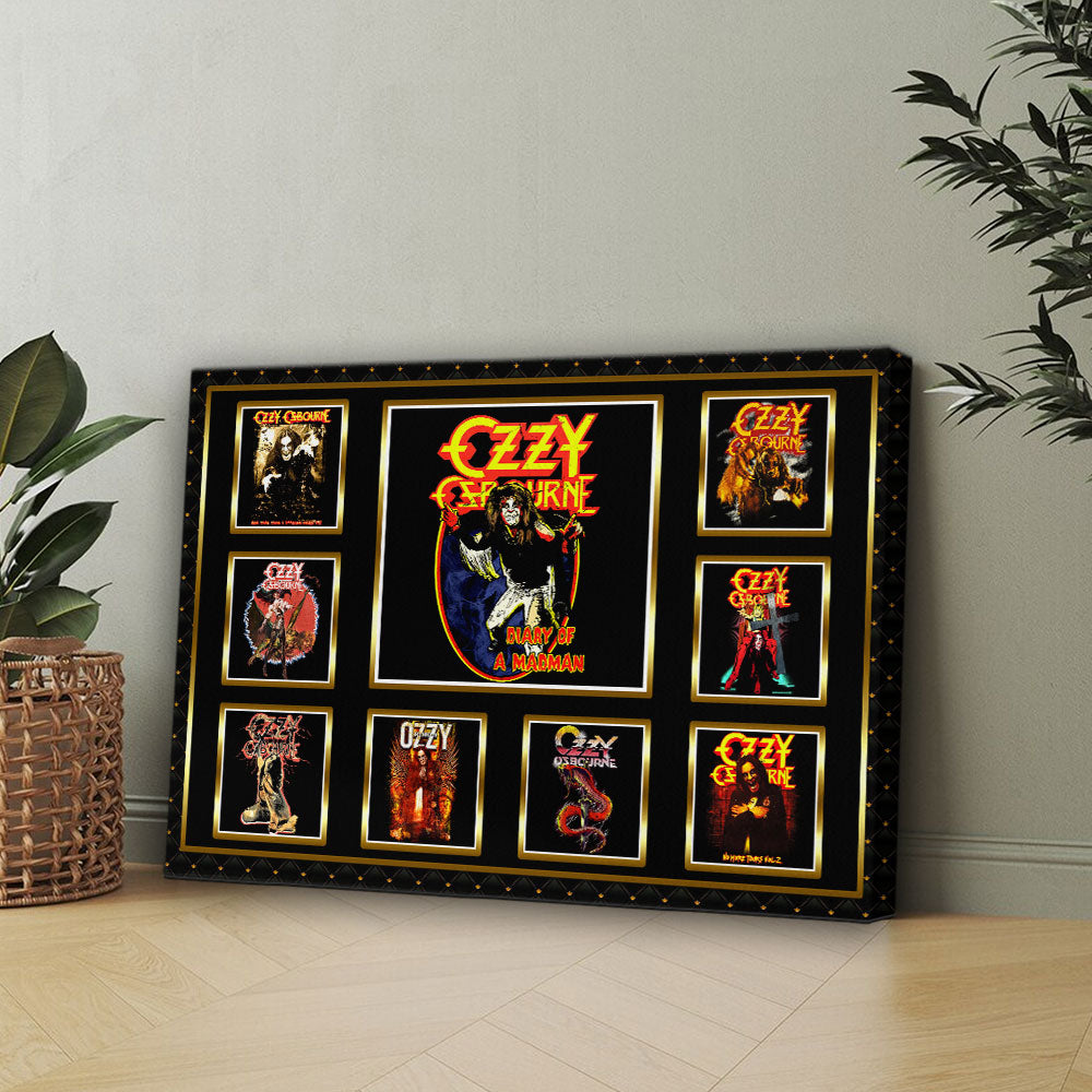 Ozzy Osbourne Rectangle Canvas With Inner Frame – HOATT17728