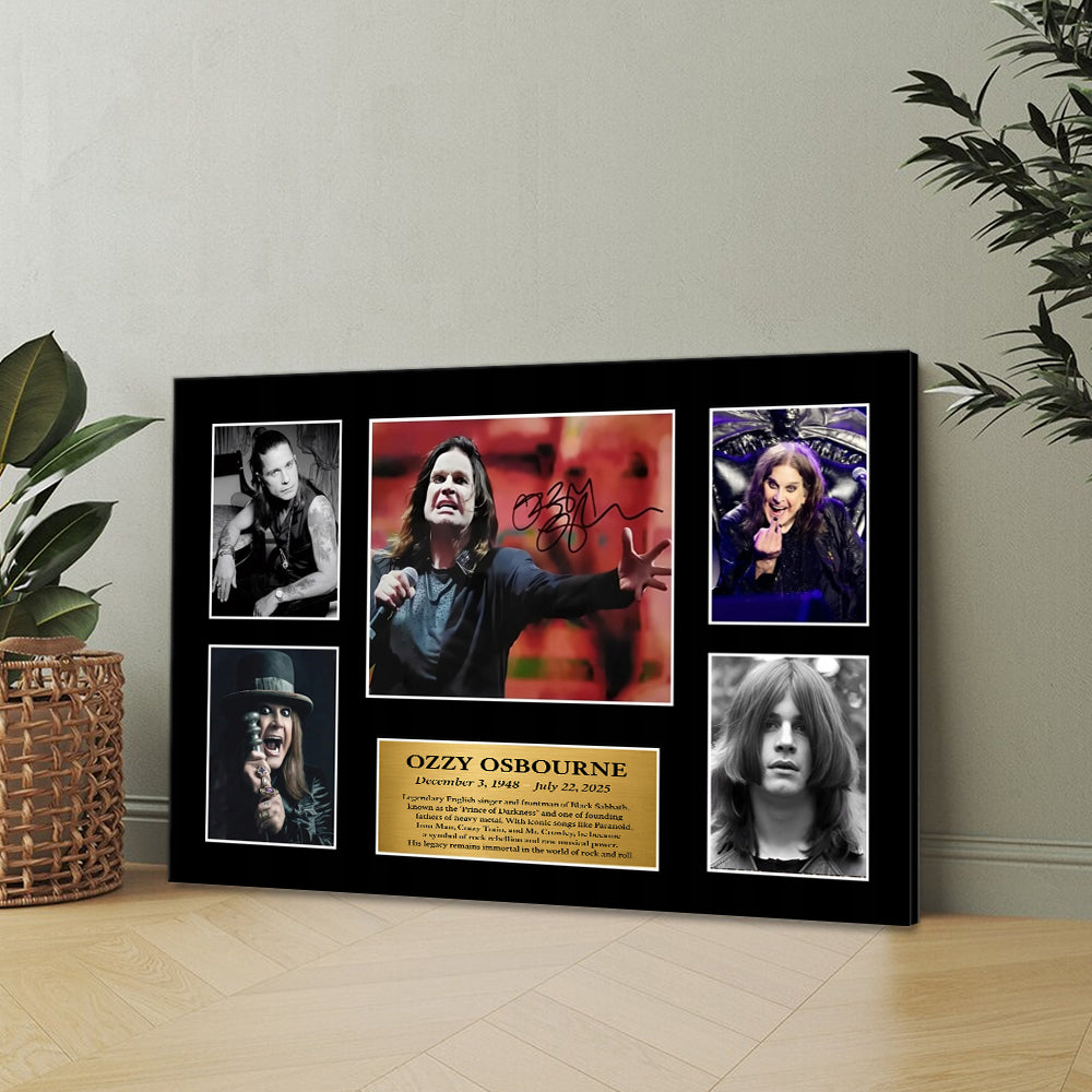 Ozzy Osbourne Rectangle Canvas With Inner Frame – MAITM 12340
