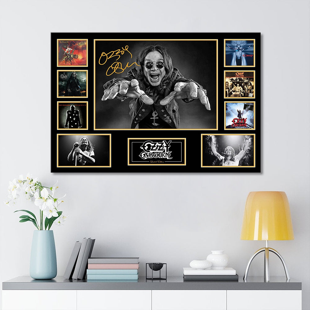Ozzy Osbourne Rectangle Canvas With Inner Frame – MAITM12675
