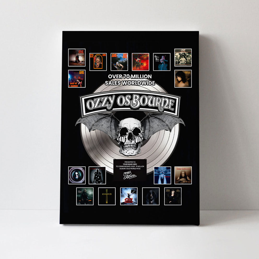 Ozzy Osbourne Rectangle Canvas With Inner Frame – TANTN 14795
