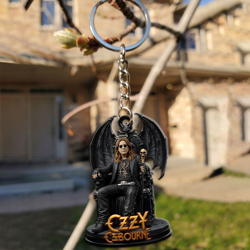 Ozzy Osbourne Custom Shape 1-sided Keychain – MAITM 12405