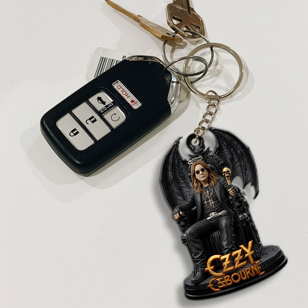 Ozzy Osbourne Custom Shape 1-sided Keychain – MAITM 12405