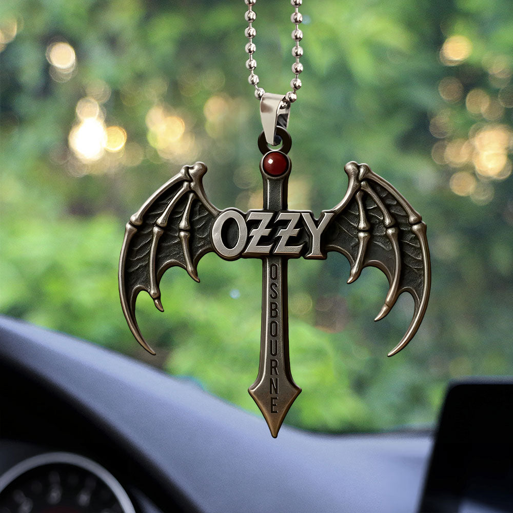Ozzy Osbourne Custom Shape 1-sided Acrylic Car Ornament – MAITM 12383