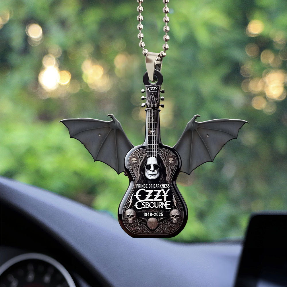 Ozzy Osbourne Custom shape 2-sided Acrylic Car Ornament – MAITM 12301