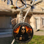 Ozzy Osbourne Custom Shape 2-sided Keychain – MAITM 12245