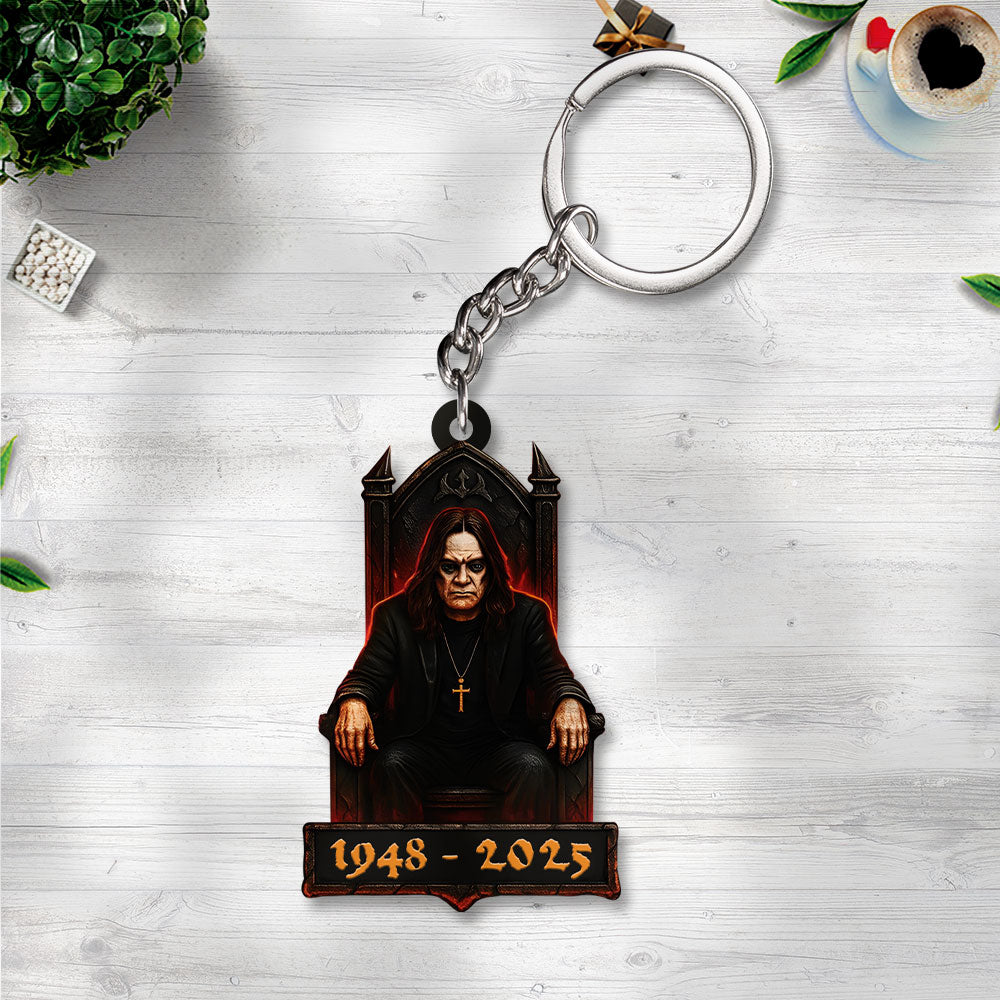 Ozzy Osbourne Custom Shape 2-sided Keychain – TANTN 15062