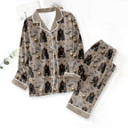 Ozzy Osbourne Satin Pajama Set with Piping – GNENEW584