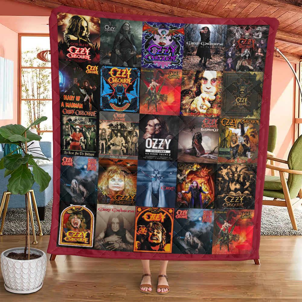 Ozzy Osbourne Quilt Blanket – MAITM 12392