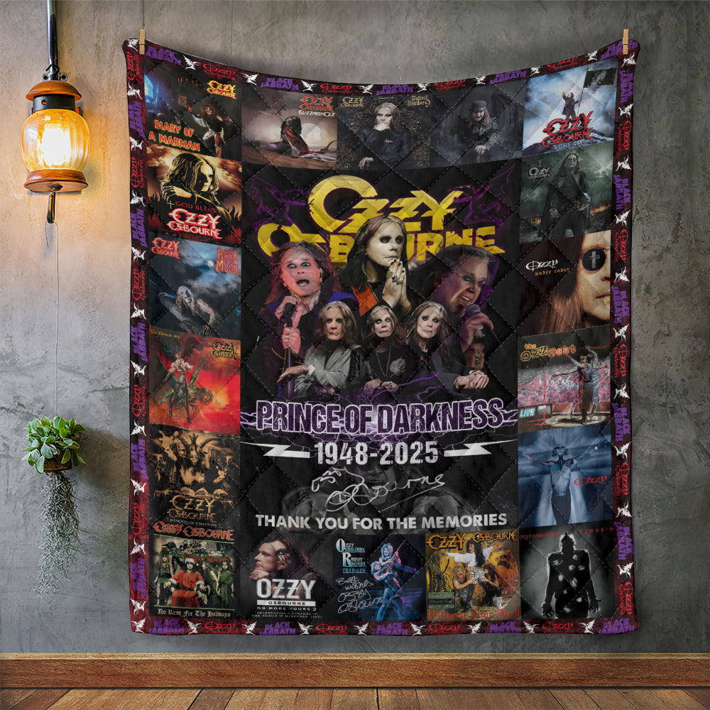 Ozzy Osbourne Quilt Blanket – MAITM 12403