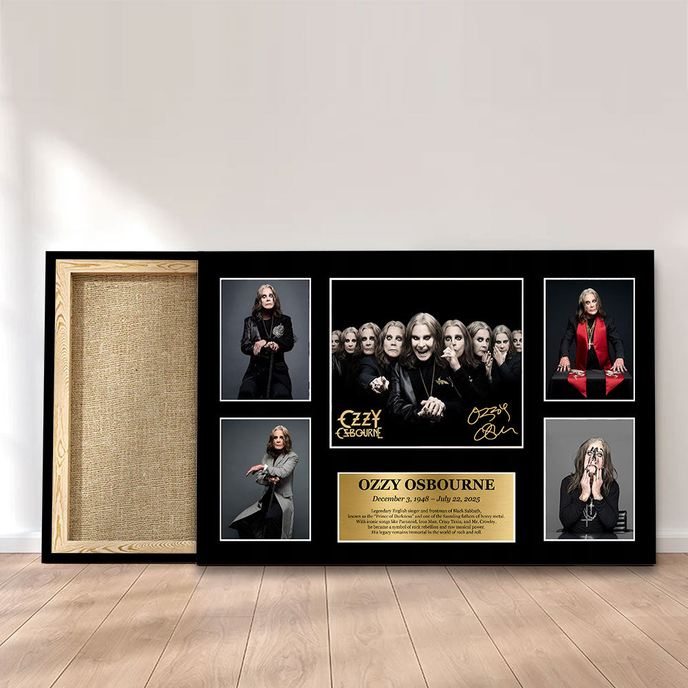 Ozzy Osbourne Rectangle Canvas With Inner Frame – TANTN 15048