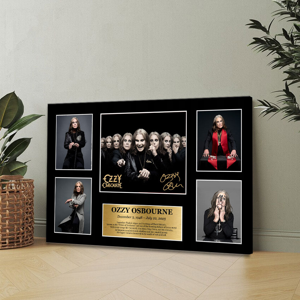 Ozzy Osbourne Rectangle Canvas With Inner Frame – TANTN 15048