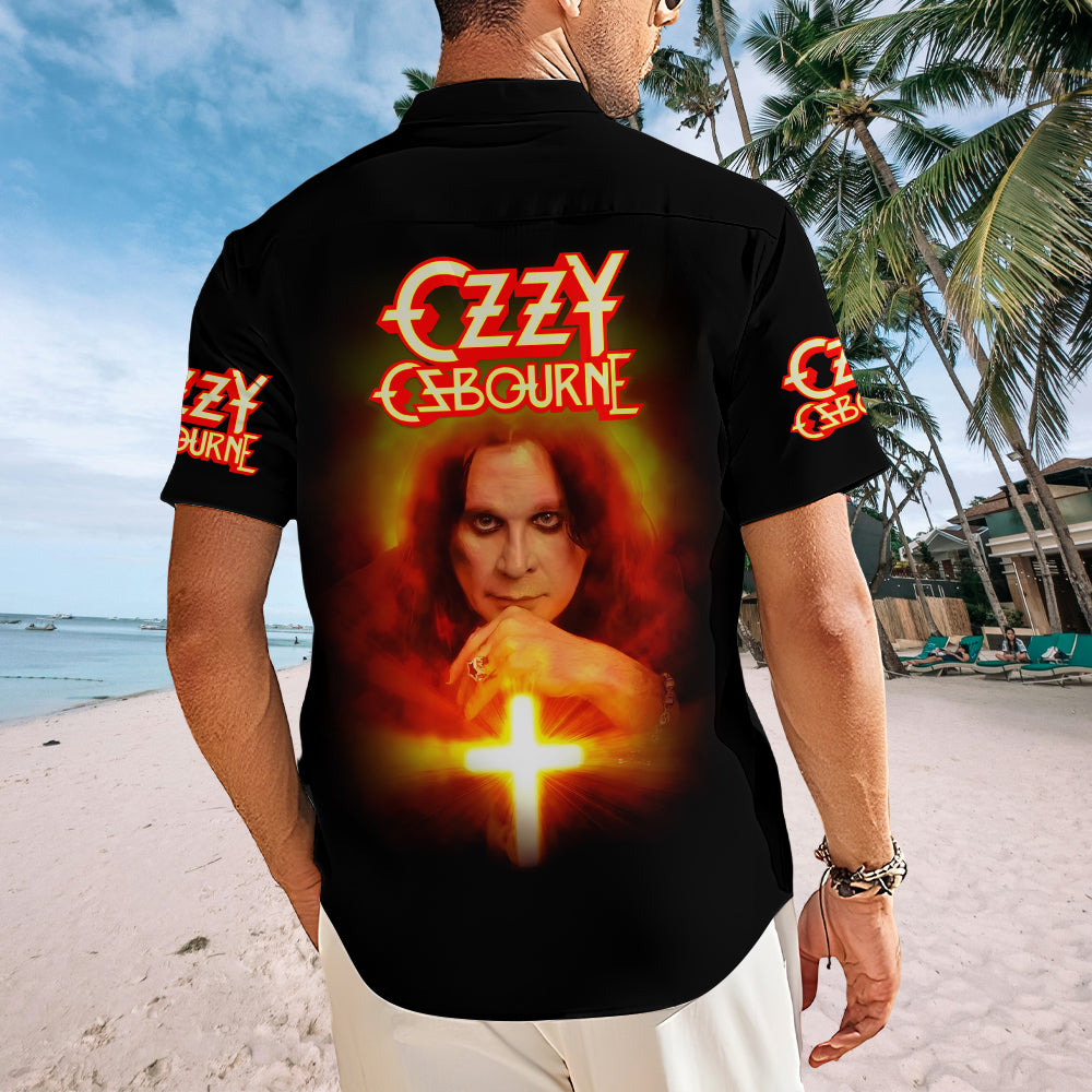 Ozzy Osbourne Short Sleeve Button-Down Shirt – MAITM 12332