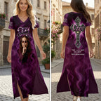 Ozzy Osbourne Short Sleeve Maxi Dress – HOATT19417