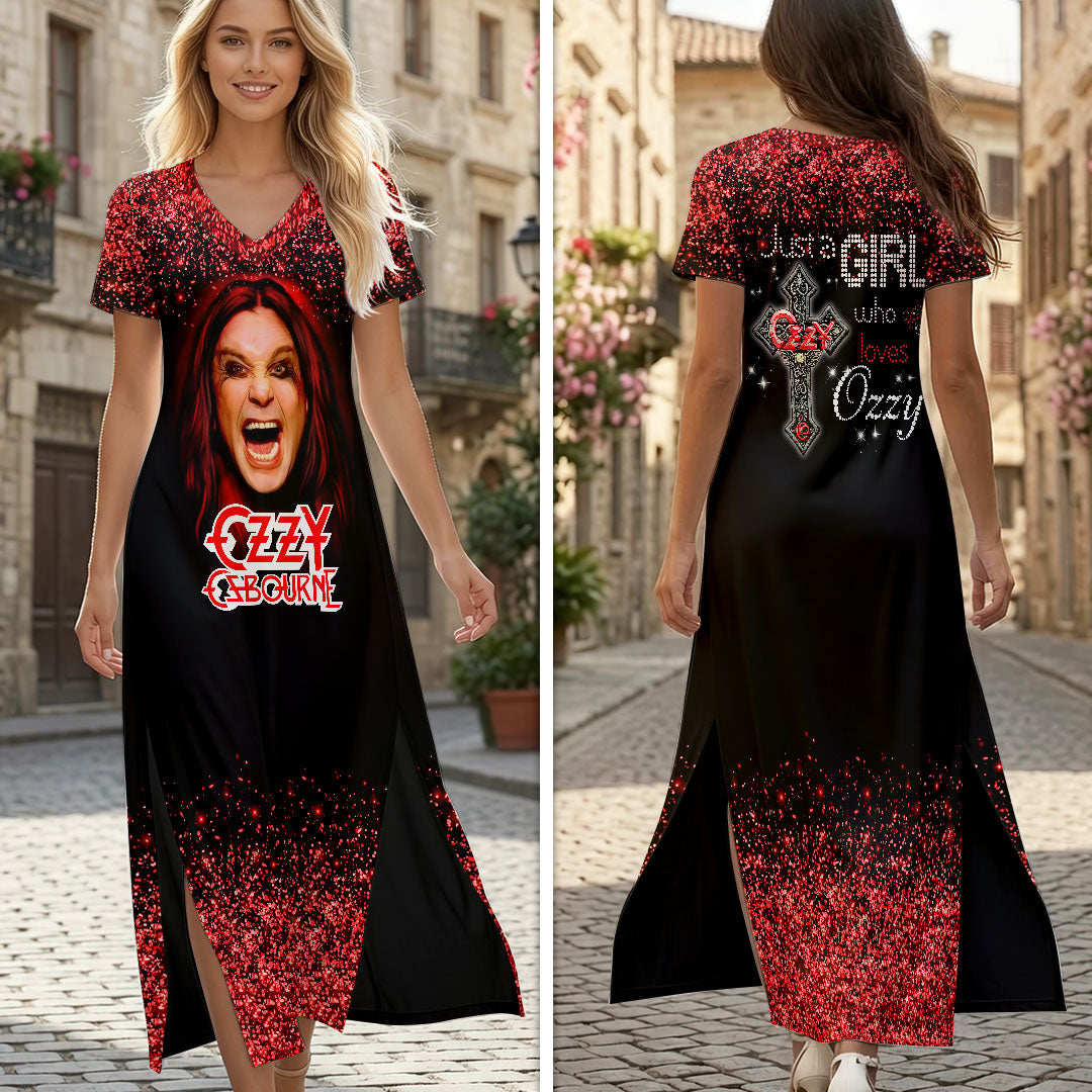 Ozzy Osbourne Short Sleeve Maxi Dress – HOATT19469