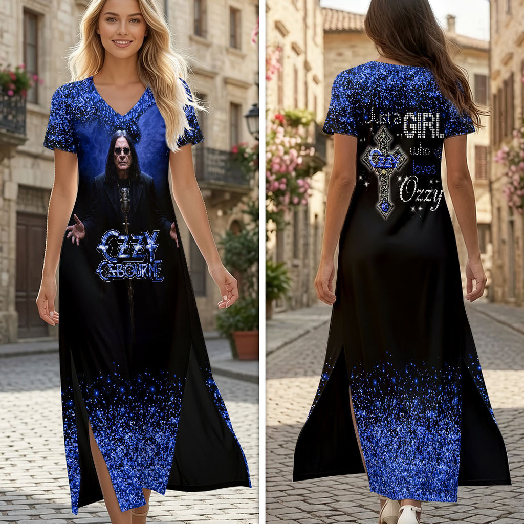 Ozzy Osbourne Short Sleeve Maxi Dress – HOATT19470